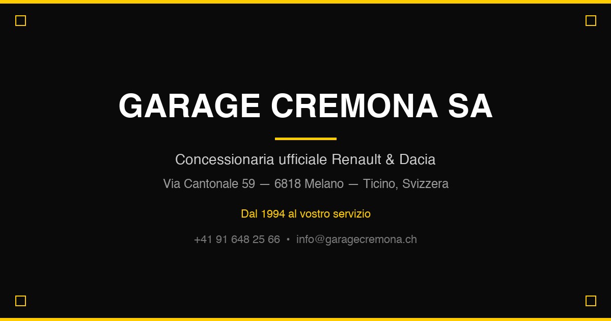 Logo de Garage Cremona SA